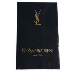 Broche YVES SAINT LAURENT YSL en métal doré