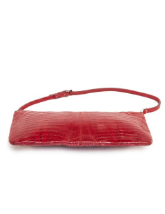 Pochette VALENTINO GARAVANI lézard rouge