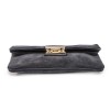 Clutch LOUIS VUITTON anthracite suede