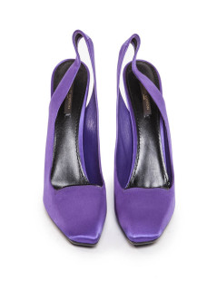 Escarpins LOUIS VUITTON T 40 satin duchesse violet