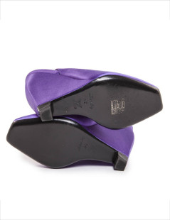 Escarpins LOUIS VUITTON T 40 satin duchesse violet