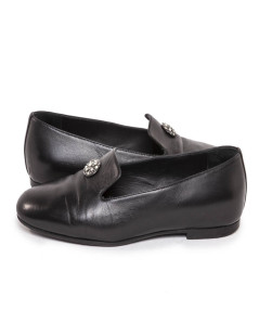 Ballerines CHANEL T 39 cuir noir