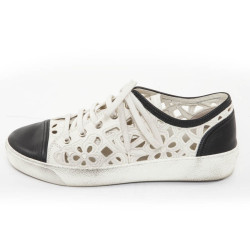 Sneakers CHANEL T 39.5 bicolores 