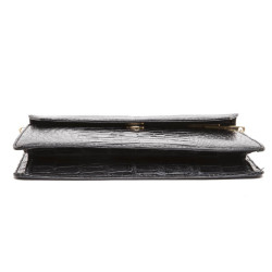 Pochette Pascal MORABITO en crocodile noir