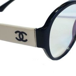 Lunettes CHANEL de vue monture en plastique noir 