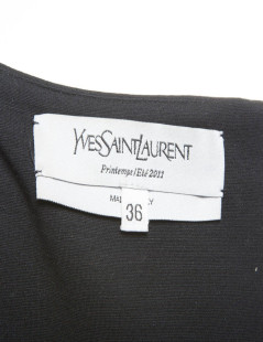 Dress YVES SAINT LAURENT T 36 EN in wool Jersey