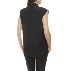 Haut GIVENCHY T 40 FR en soie noir 