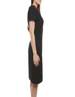 CHANEL T 36 Black wool dress