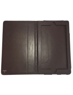 xxx Etui IPAD CHANEL en cuir matelassé noir