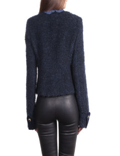 Veste UNGARO en mohair bleu nuit T 42