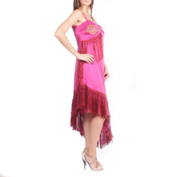 Robe de cocktail GALLIANO Fuchsia T 40