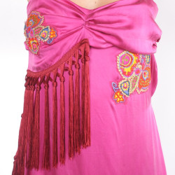 Robe de cocktail GALLIANO Fuchsia T 40