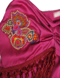 Robe de cocktail GALLIANO Fuchsia T 40