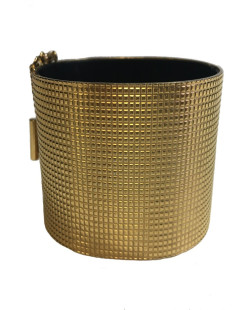 CELINE gold metal cuff size M