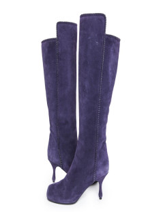 Bottes MARC JACOBS T 36.5 veau velours violet