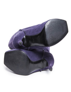 MARC JACOBS T 36.5 EN suede purple boots