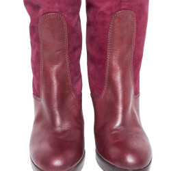 bottes CHLOE T 36.5 Bordeaux