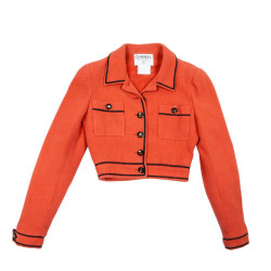 Veste courte CHANEL orange