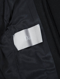 Veste militaire noir  DIOR hommes en feutre T 40