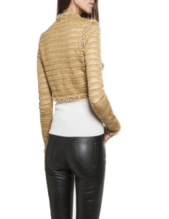  CHANEL Dubaï cruise collection golden bolero size 38EU