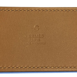 Ceinture HERMES CDC en veau swift et chamonix ébène et gold T85