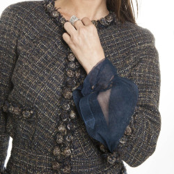 Veste CHANEL Tweed noire t 38