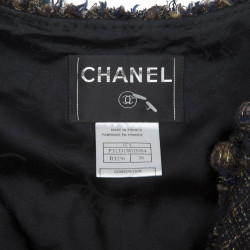 Veste CHANEL Tweed noire t 38