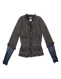 Jacket Tweed CHANEL multicolor t 38 EN