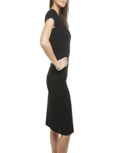 CHANEL T 36 Black dress in viscose