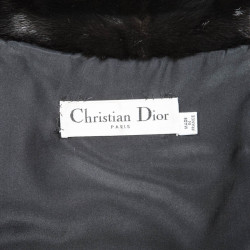 Manteau CHRISTIAN DIOR T  vison noir