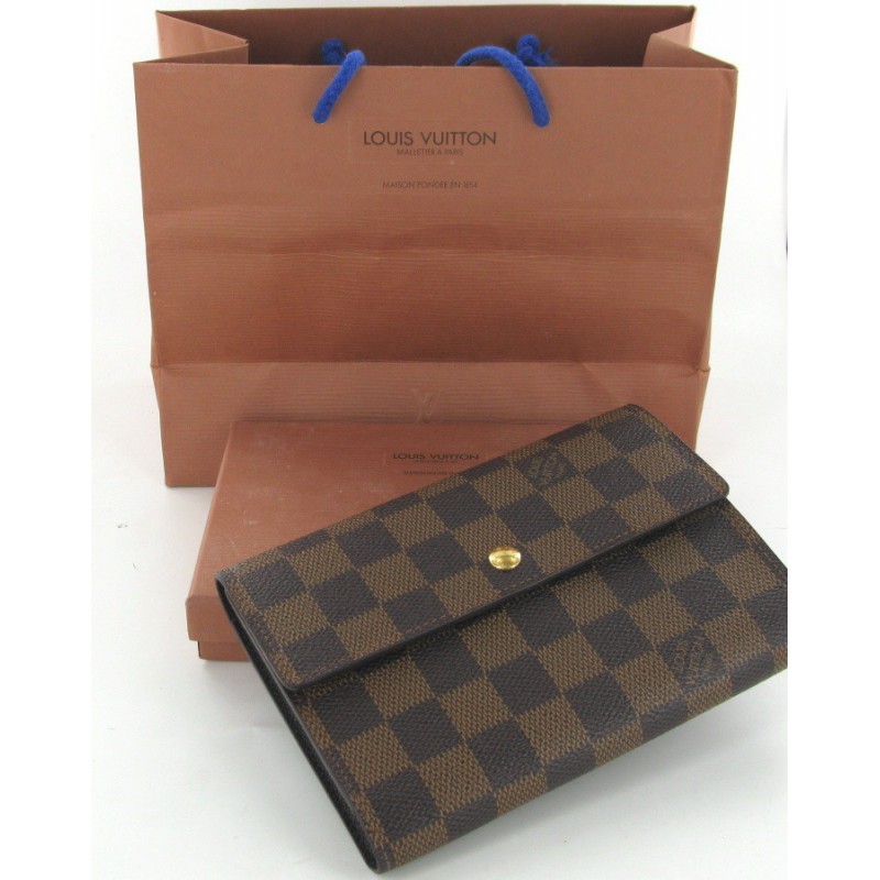 Vtg 23 x 18 x 11" Louis Vuitton Paper Bag Brown Malletier A