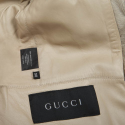 GUCCI T 38 EN tricolor mink coat