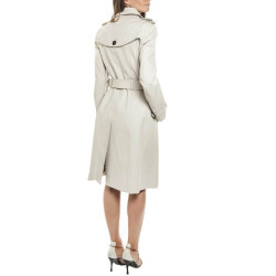 Trench coat BURBERRY T 44it/40 en Ecru canvas