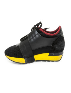 Trainers 'race runner' BALENCIAGA T 39 FRcuir, mesh and neoprene