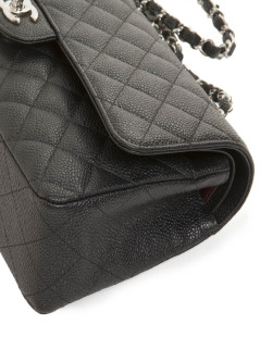 Sac 'Timeless' CHANEL en cuir caviar noir