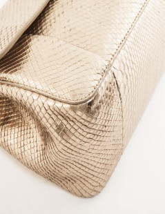 Sac CHLOE en  python doré