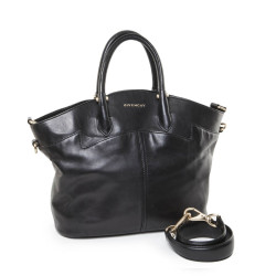 GIVENCHY black smooth soft leather bag