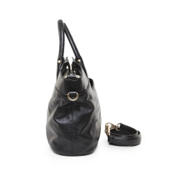 GIVENCHY black smooth soft leather bag