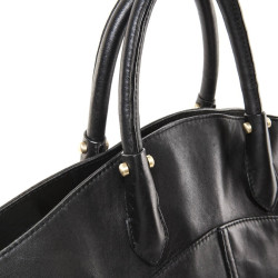 GIVENCHY black smooth soft leather bag