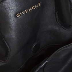 GIVENCHY black smooth soft leather bag