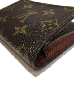 Enveloppe cartes de visite LOUIS VUITTON en toile LV