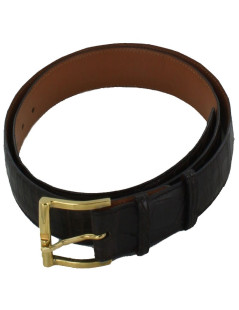 Belt man FRANCK NAMANI T105/42 dark brown alligator