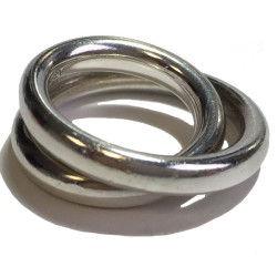 Bague Vertige HERMÈS en argent massif