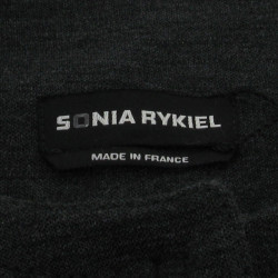 Robe en laine grise T38 SONIA RYKIEL