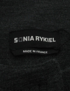 Dress in wool grey T38 SONIA RYKIEL