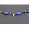 Necklace Cross Blue MARGUERITE DE VALOIS