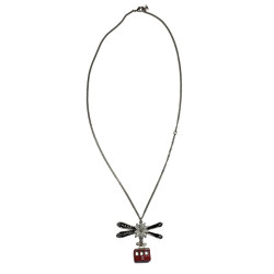 Collier CHANEL  collection Paris-Salzburg pendentif skis et funiculaire