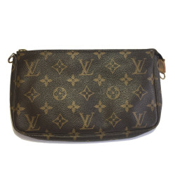 Pochette LOUIS VUITTON en toile monogram marron