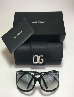 Lunettes D&G monture en plastique noir