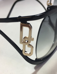 Lunettes D&G monture en plastique noir